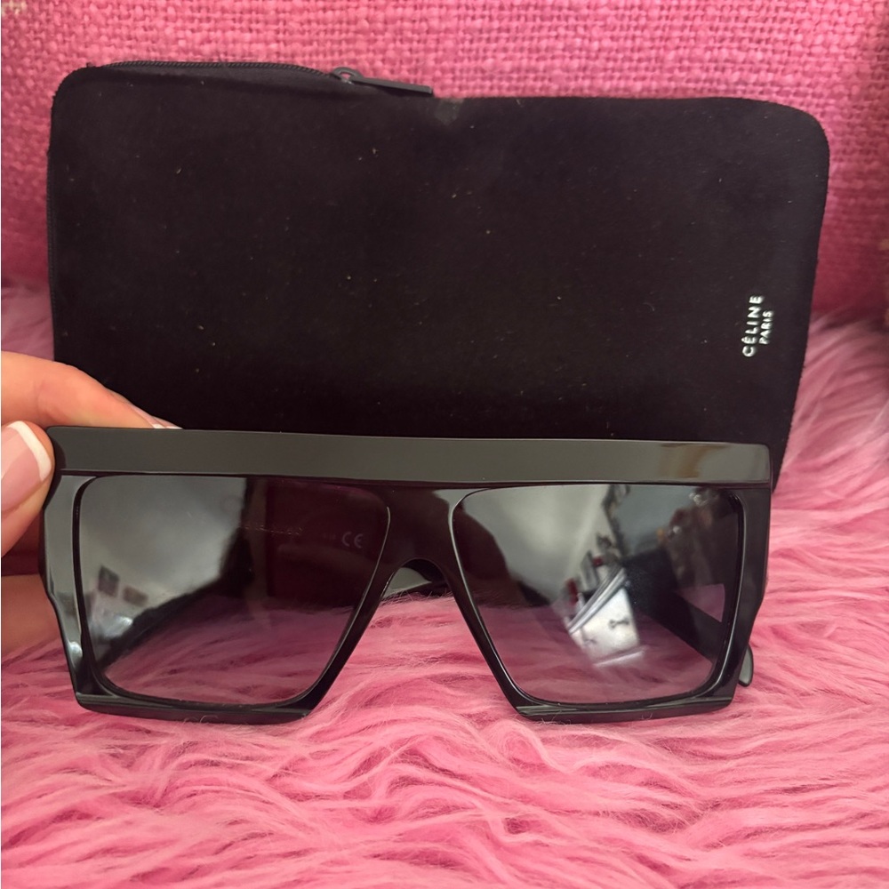 Celine Black Oversized Sunglasses